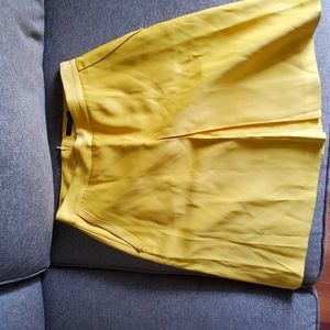Vibrant Yellow Mini Skirt